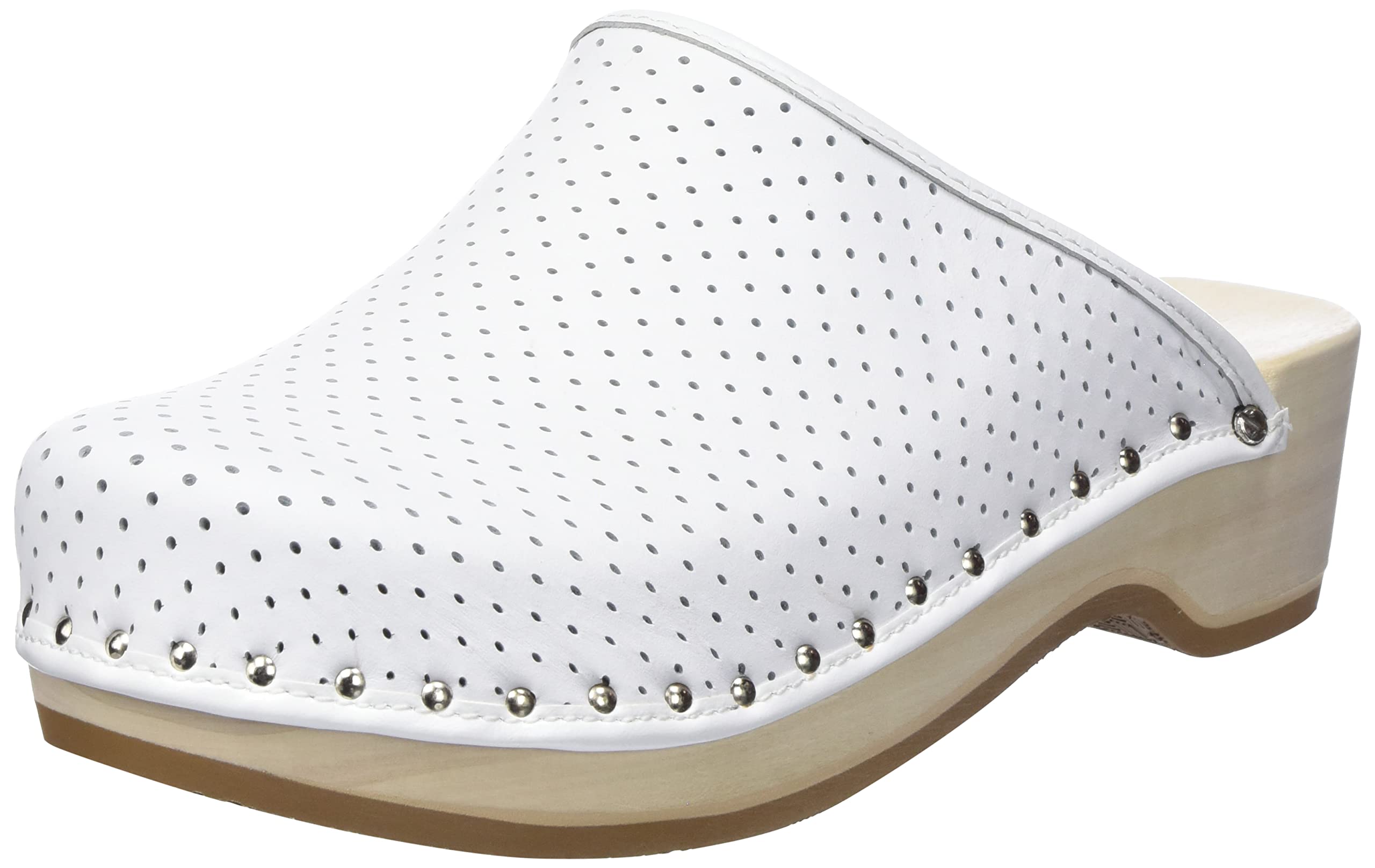 Berkemann Standard-Toeffler, Unisex - Adults Clogs & Mules Clogs, White (Weiß 100), 8 UK (42 EU)