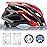 Basecamp Bike Helmet for Men Women with LED Safety Light Removable Sun Visor Lightweight Bicycle Helmet Adjustable Breathable Mountain & Road Cycling Helmets for Adult (BC-10)