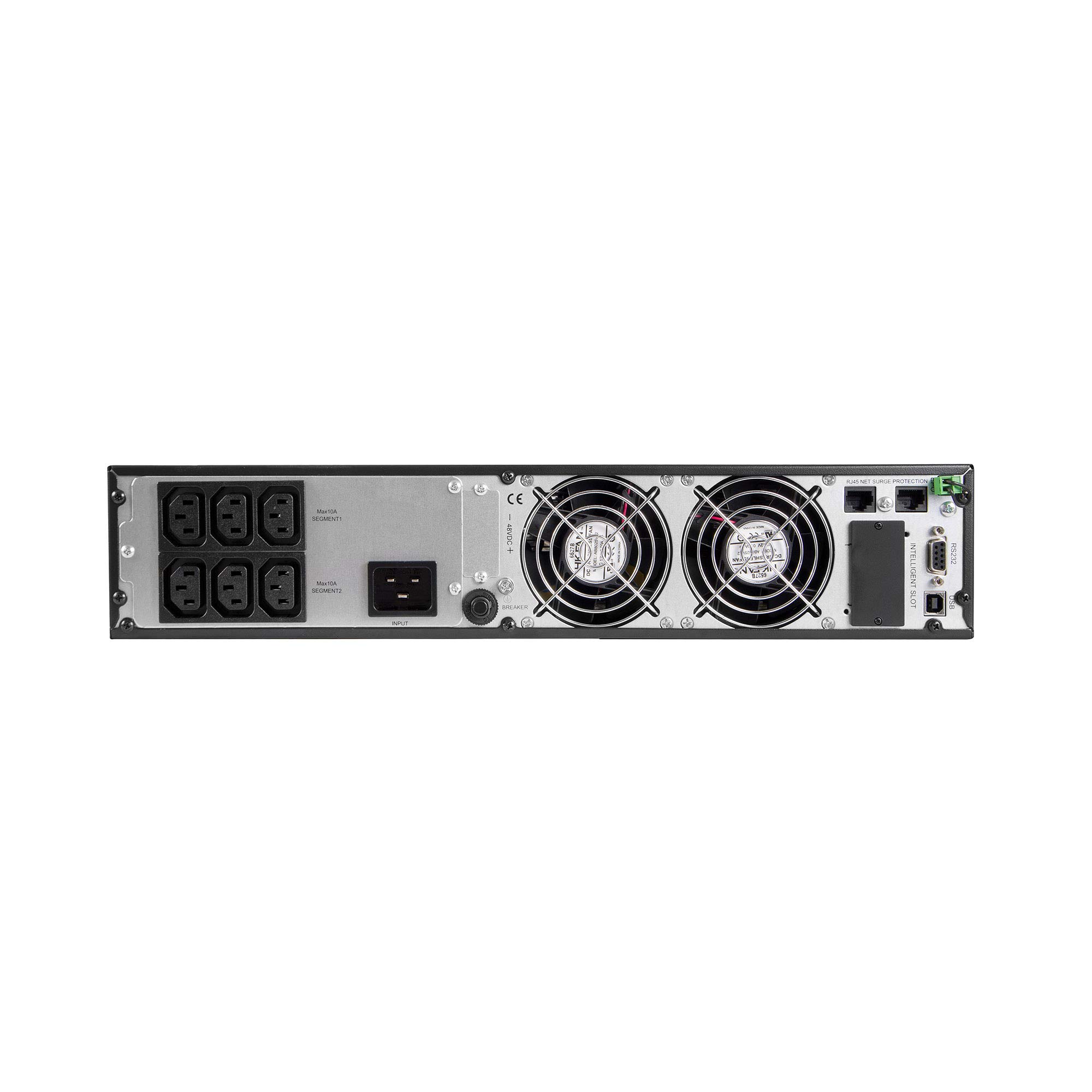 Green Cell Pro SAI UPS Rack Mount Online 2000VA 1800W 230V | 6 Salidas IEC320 C13 10A, USB, RS232, Sistema de Alimentación Ininterrumpida y Protección contra Sobretensiones