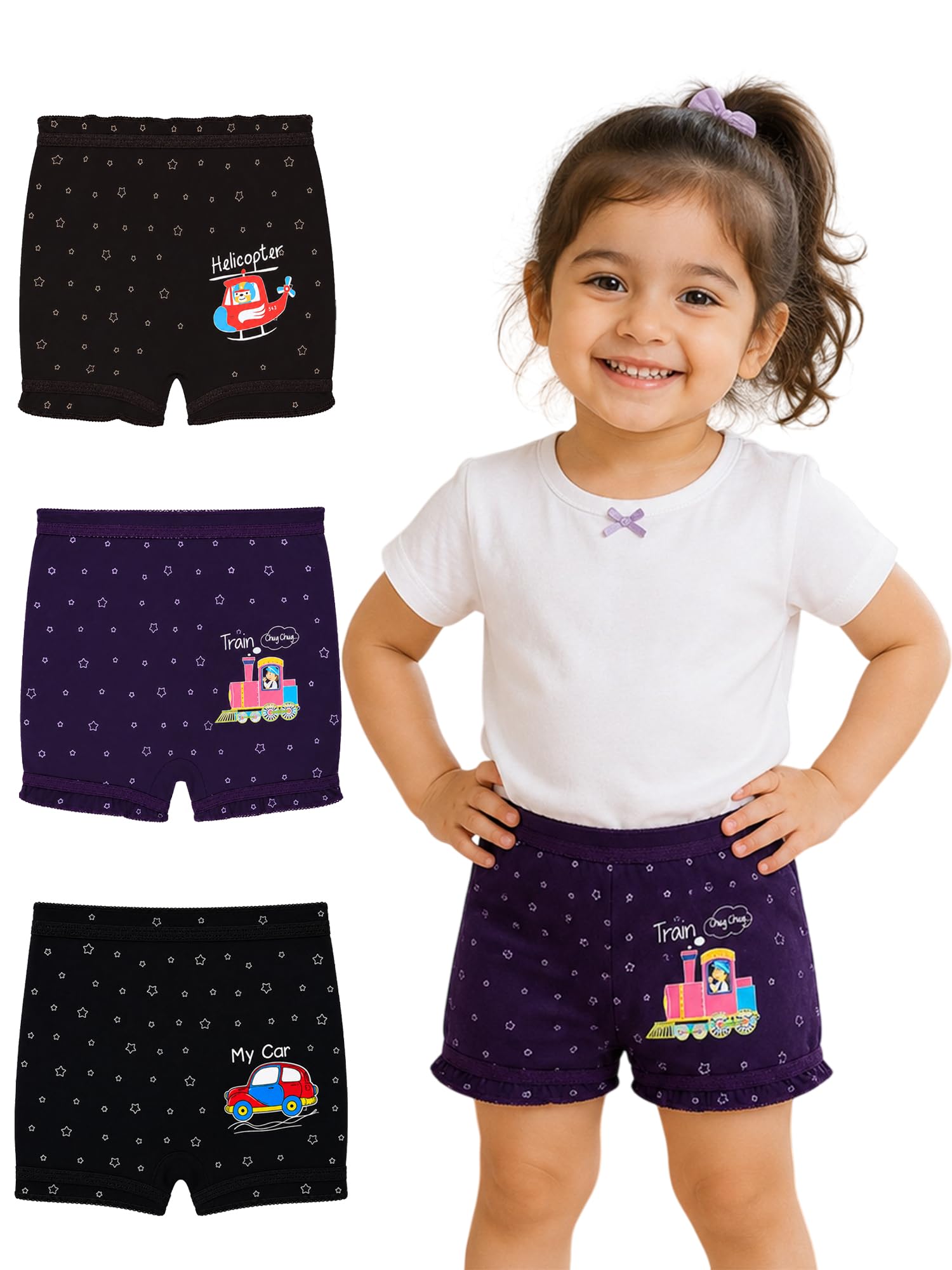 by bodycare kids single jersey cotton bloomers, unisex, azo-dye free