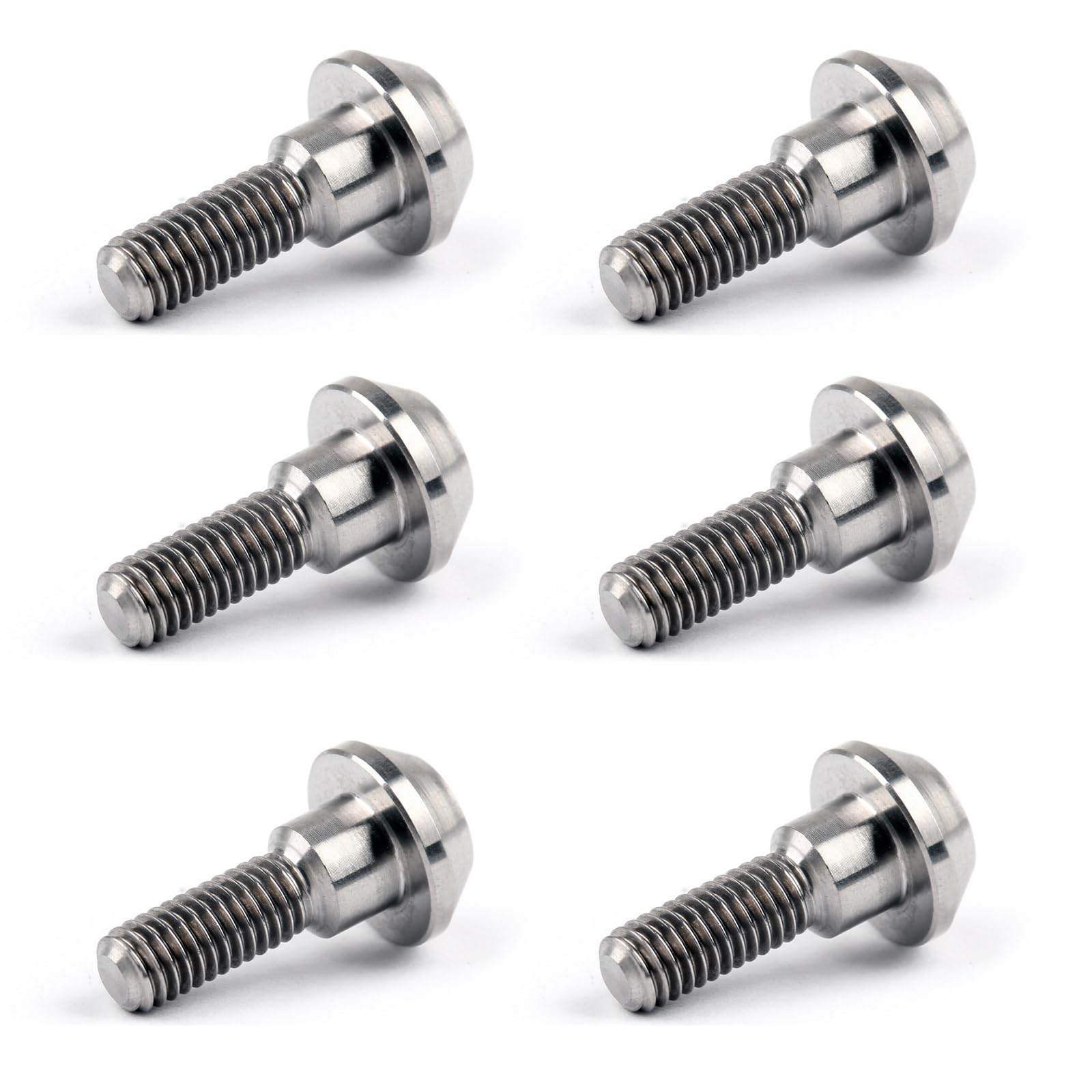 Bremssattel M6 X 20mm Titan/Ti Bremsscheibenschrauben Passend für Suzuki GSXR Passend für Yamaha R1 R6 YZF Bremsscheibenschrauben