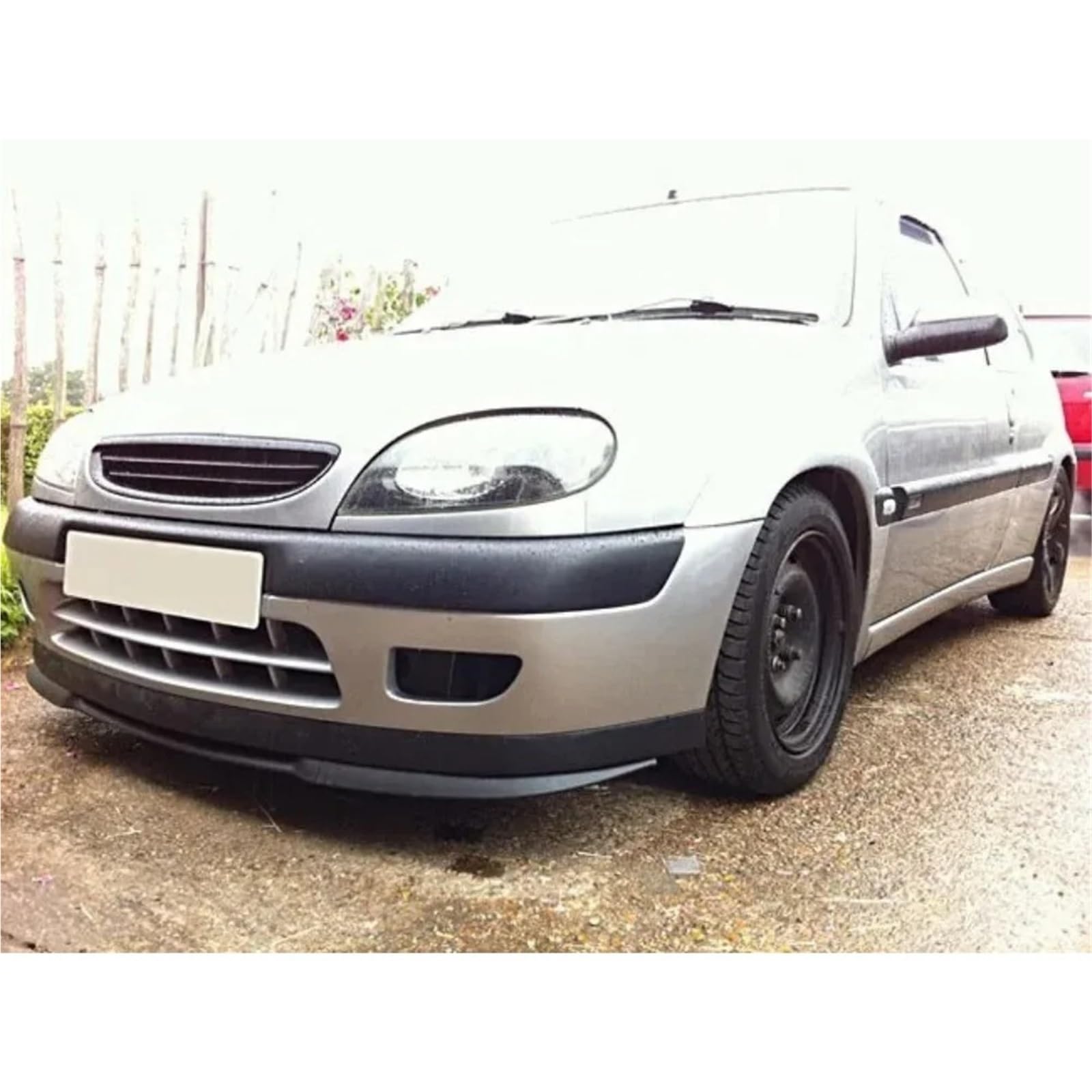 Auto Labbro Spoiler Le Migliori Offerte Per 3 Pezzi Spoiler ANTERIORE PARAURTI Labbro Body Kit Protezione Tuning Sport Per Citroen Saxo