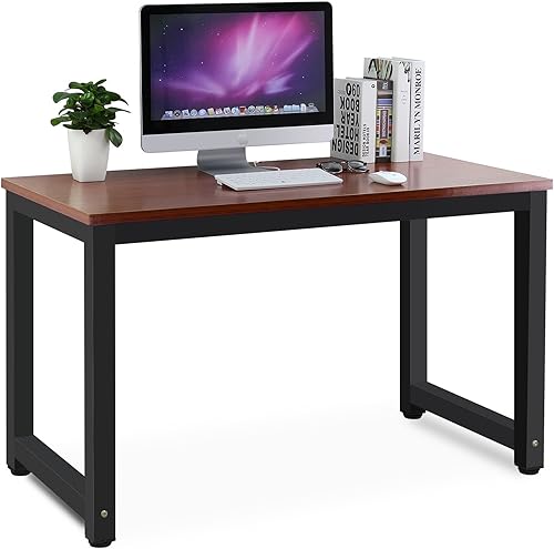 Miniatura 172 de Tribesigns - Escritorio para computadora, escritorio de oficina grande de 63 pulgadas, mesa de estudio, estación de trabajo para oficina en casa,