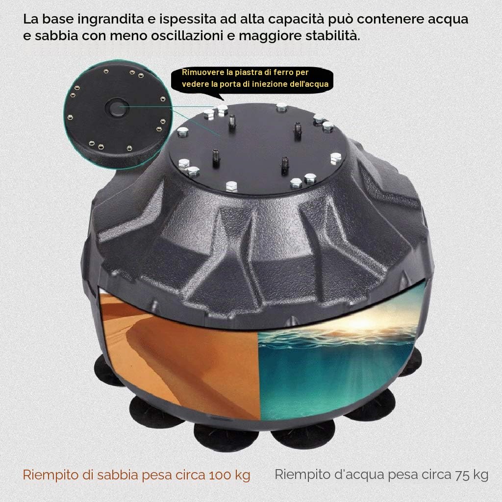 Sacco da boxe con supporto per adulti - Palla reflex Cobra sacco interno rimbalzo 90°, regolazione altezza 145~180cm