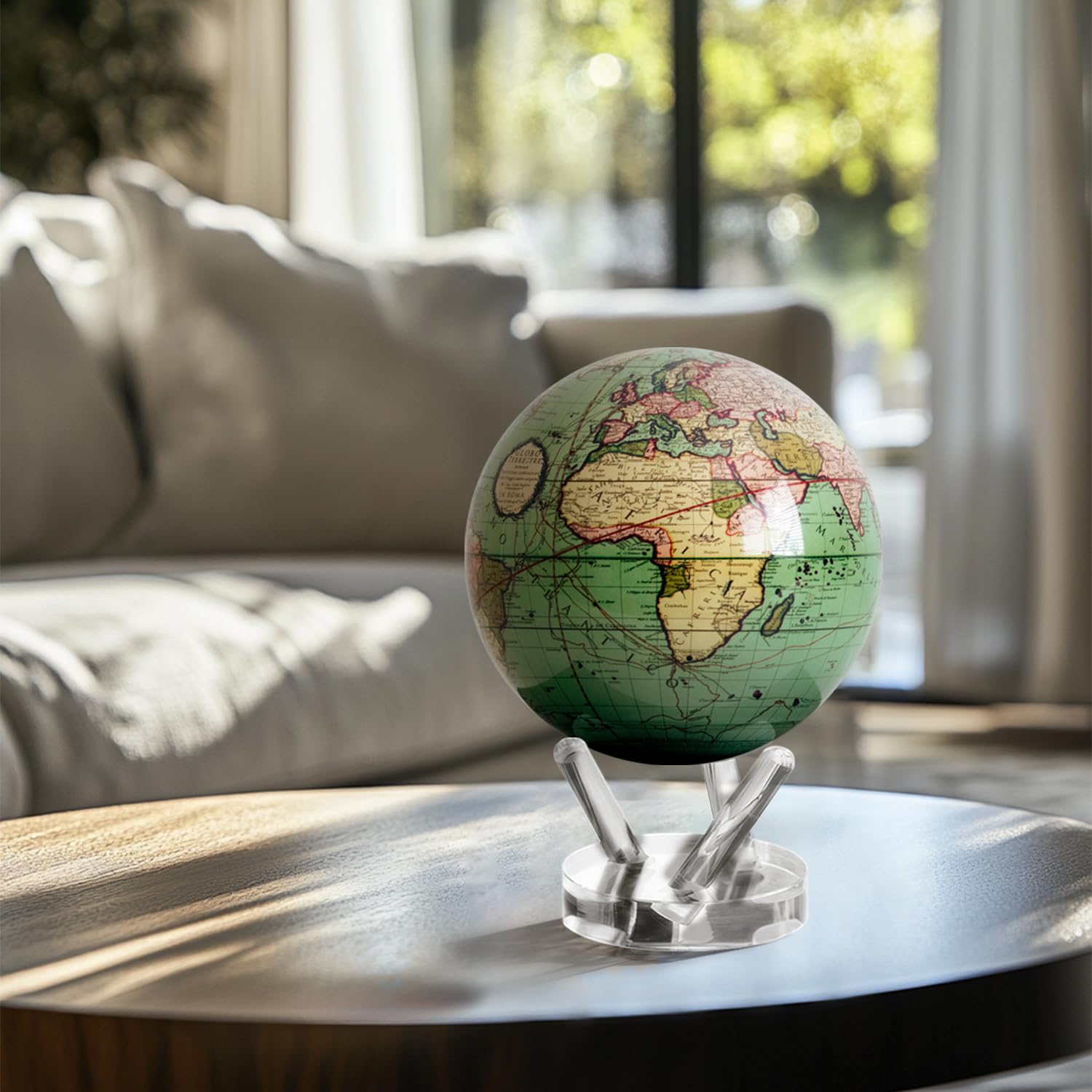 MOVA Globe - Antique Cassini Green Signature (6