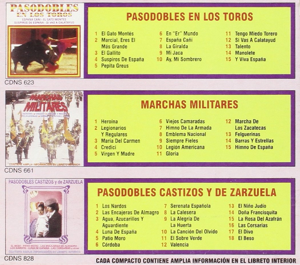 Pasodobles y Marchas Militares