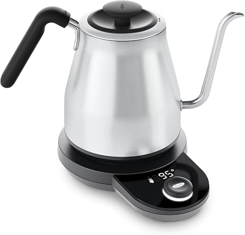OXO Brew Pour Over Gooseneck Electric Kettle - Stainless Steel