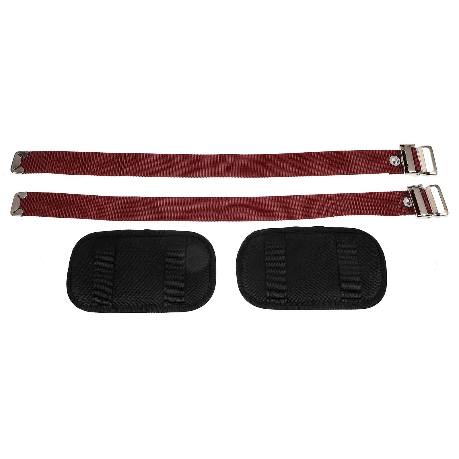 UPKOCH de Correas Ergonómicas y Almohadillas Material de Tela y Metal 2 Juegos Resistentes y Ajustables para Zancos de Yesero para Trabajos de Construcción