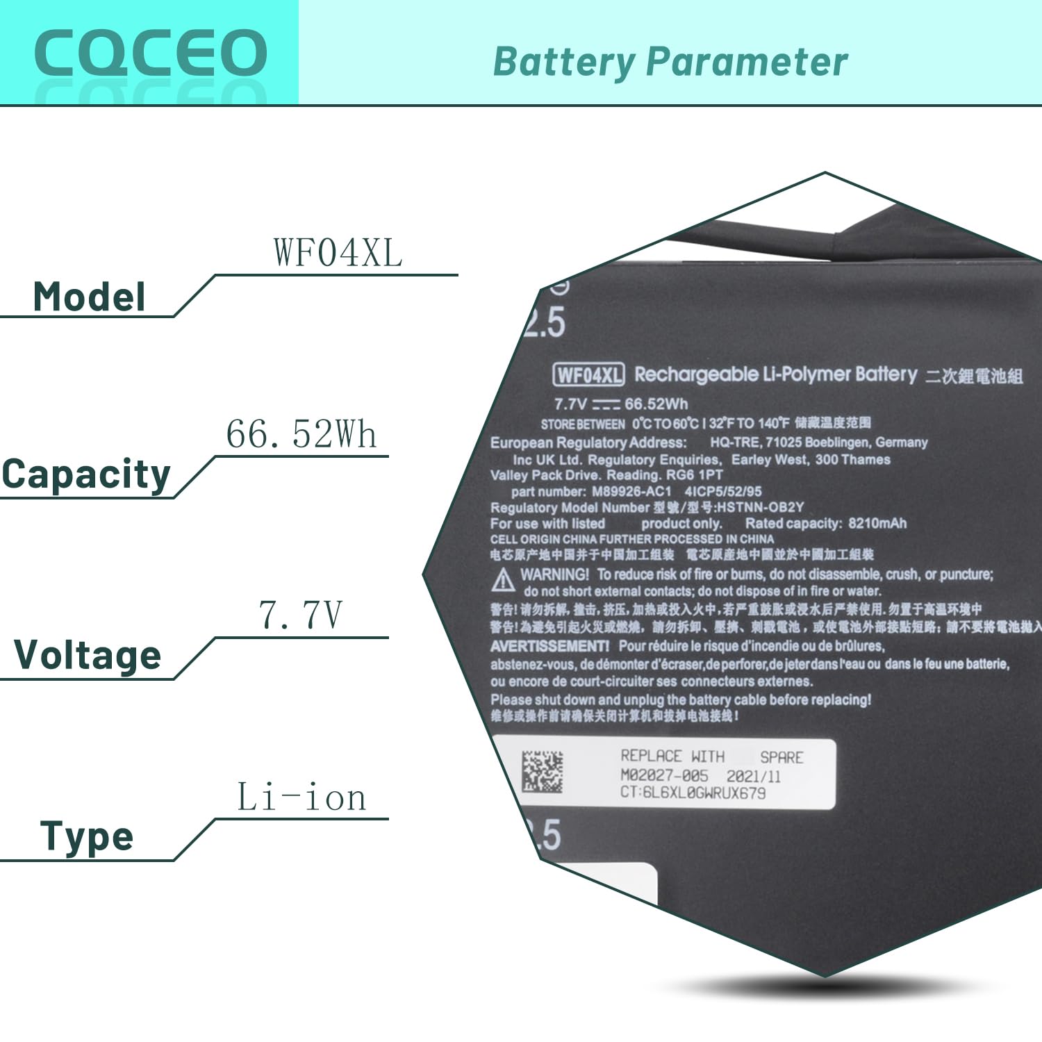 Amazon.com: WF04XL Laptop Battery for HP Envy 13