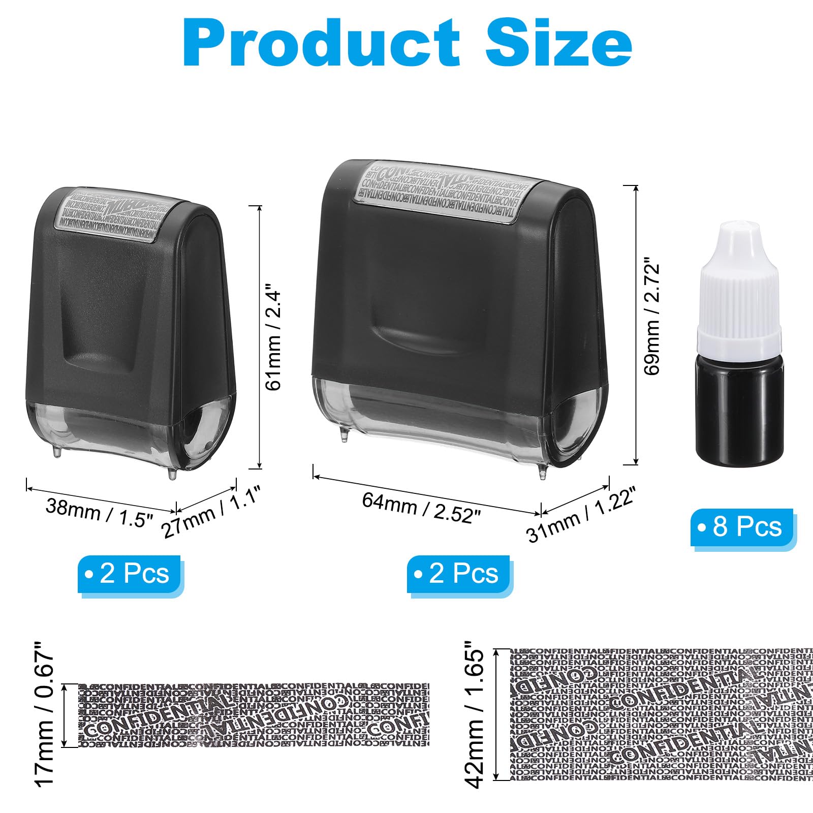 PATIKIL Identity Theft Protection Roller Stamp - Image 2