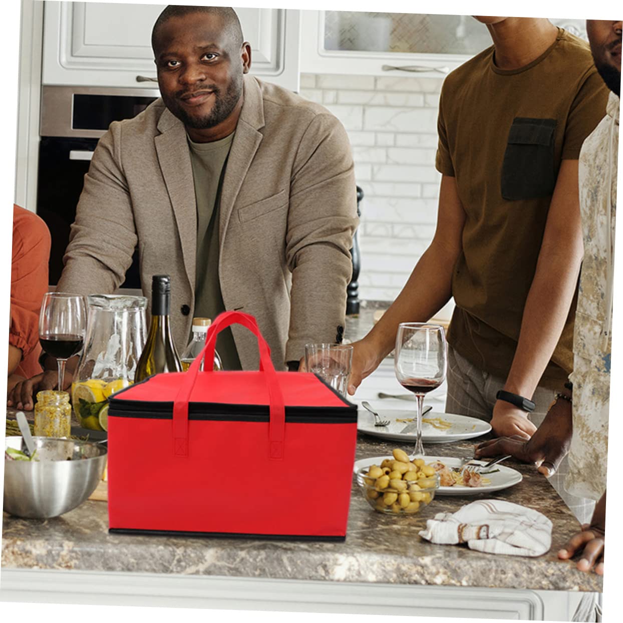 HOLIDYOYO Thermal Insulation Bag for Pizza and Cake Large Storage Easy to Fold and Clean