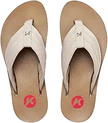Chinelo Kenner Kyra Pro Comfy Feminino Caqui