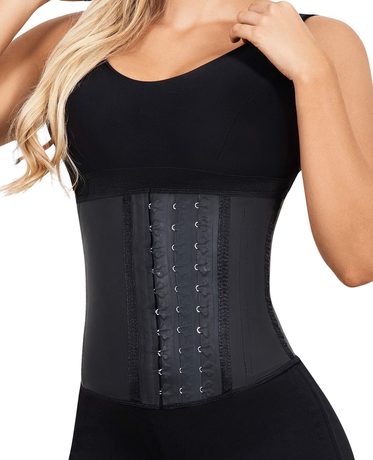 LadySlim by NuvoFitLadySlim by NuvoFit Fajas Colombianas Reductoras para Mujer Short Torso Latex Waist Trainer for Women