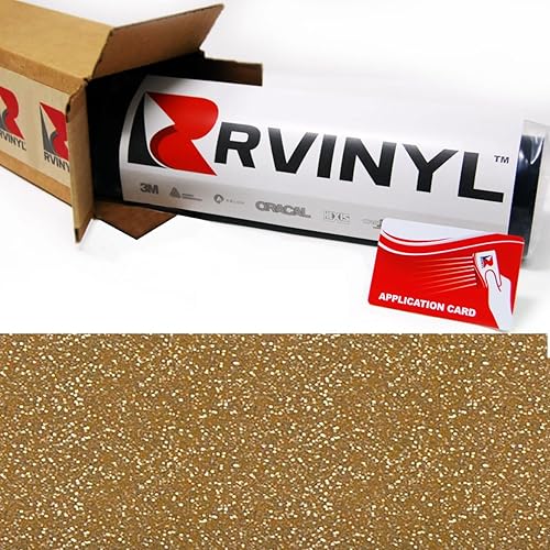 Miniatura 6 de Avery Dennison SC950 Ultra Metallic Ultra Gold 219-M - Rollo de lámina de vinilo ultra gráfico de 2 pies x 1 pie, para Cricut, Silhouette Cameo,