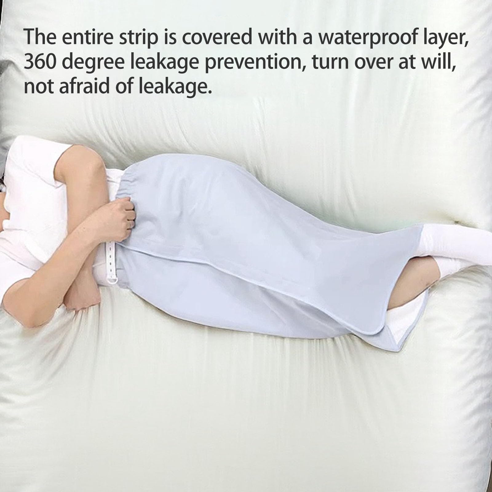 Riutilizzabili Traverse Letto Anziani Lavabili Regolabili Telo Impermeabile Letto Assorbenti da Letto per Incontinenza, Gonna Resistente All'urina(L/60-100cm,Pink Padded)