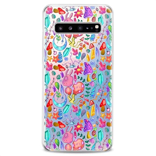 Miniatura 20 de Funda compatible con Samsung A91, A54, A52, A51, A50, A20, A11, A12, A13, A14, A03s, A02s, flexible, transparente, diseño de silicona animal, diseño