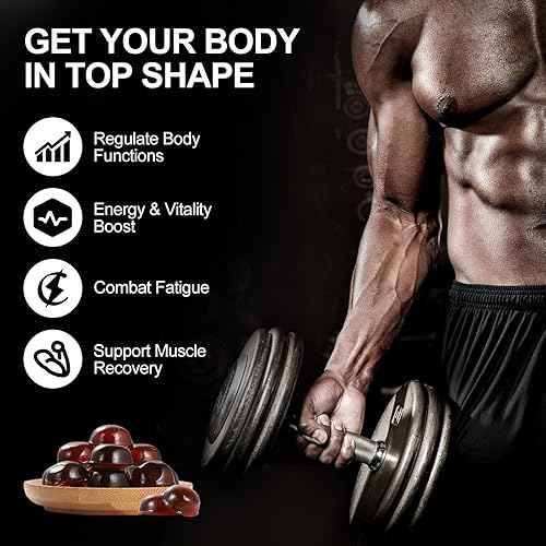 Miniatura 4 de Gomitas Shilajit, gomitas puras de oro Shilajit del Himalaya, sin azúcar añadida con Ashwagandha, Gokshura, ácido fúlvico y más de 85 minerales