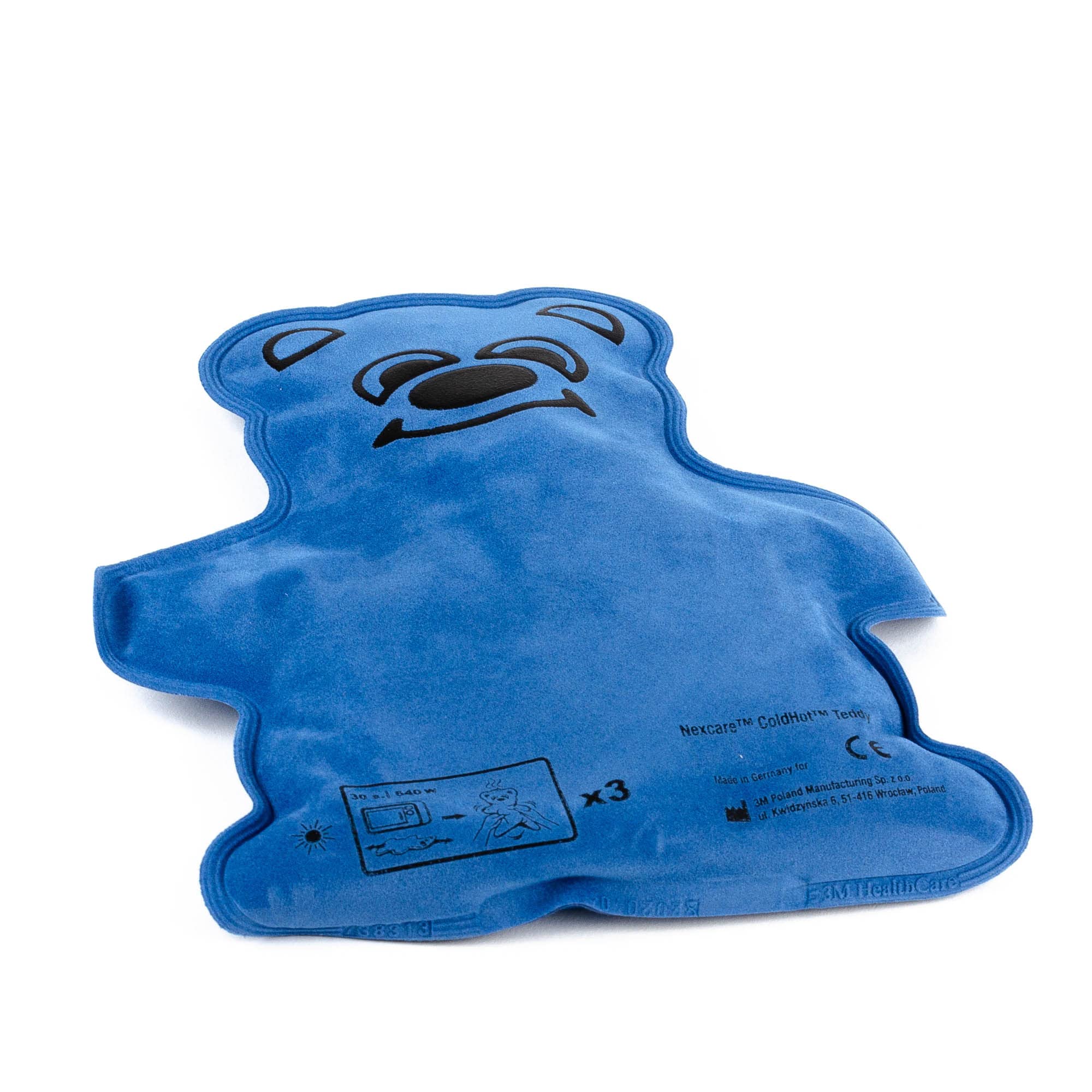 Nexcare ColdHot Teddy Warm Water Bottle by 3M, Cute Teddy Bear Shaped Hot & Cold Pack for Kids, Soothes Tummy Aches, Bumps & Bedtime Chills, Comforting Reusable Bottle Children Love, 1 Piece