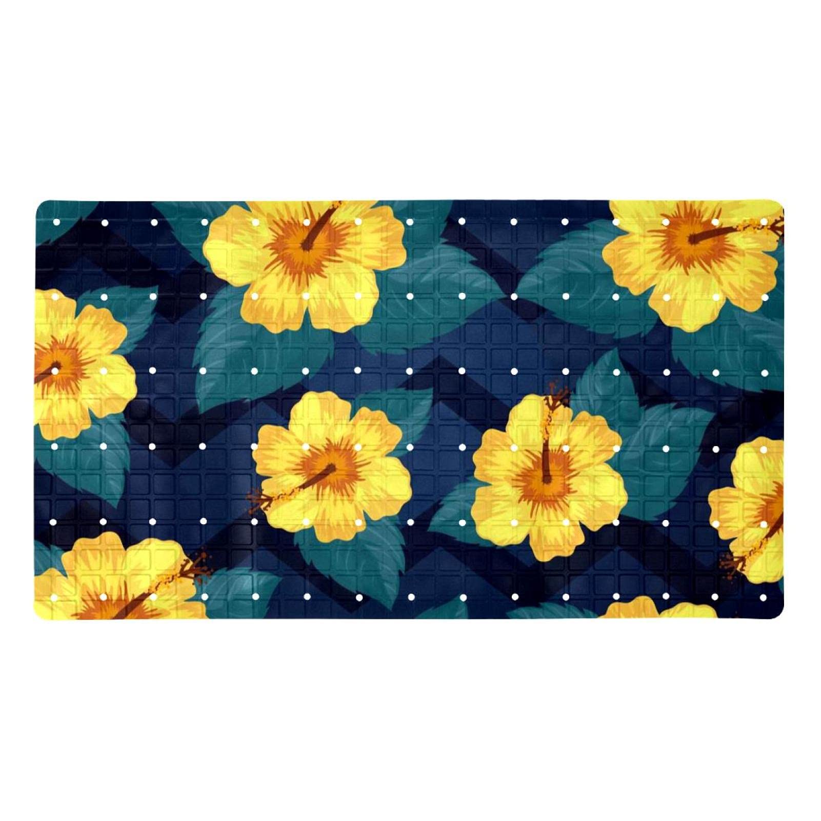 Tapis de bain tropical pour sécuriser la douche des enfants et adultes