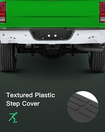 Miniatura 5 de SCITOO Reemplazo de parachoques trasero cromado de acero para Dodge Ram 1500, 2011-2018 para Ram 1500, 2019 para Ram 1500, 2019 para Ram 1500