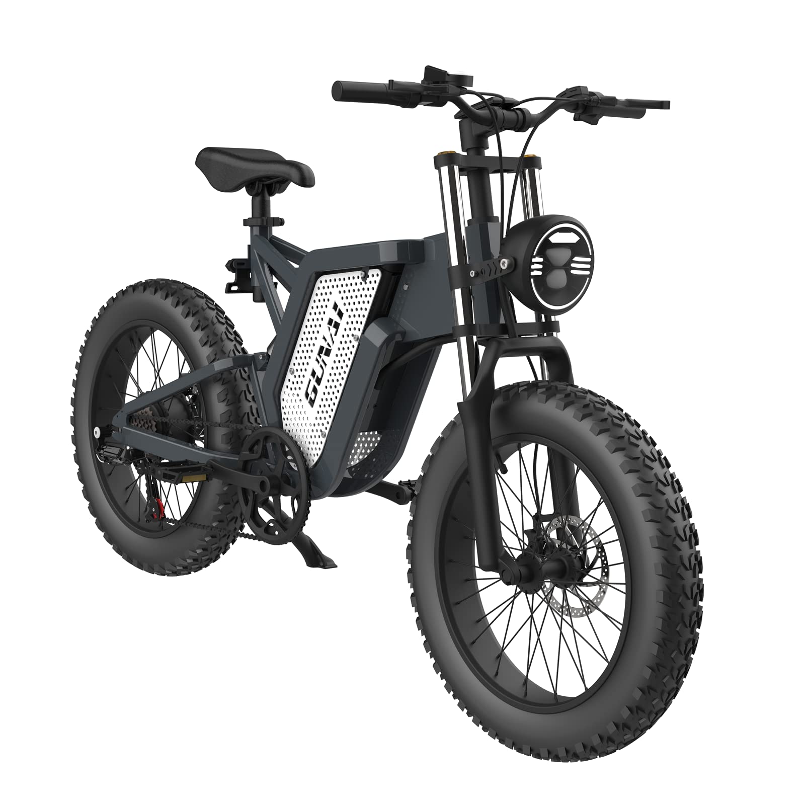 Buy GUNAI OffRoad Electric Bike for Adults, 20 Inch Snow Bike 7 Speed