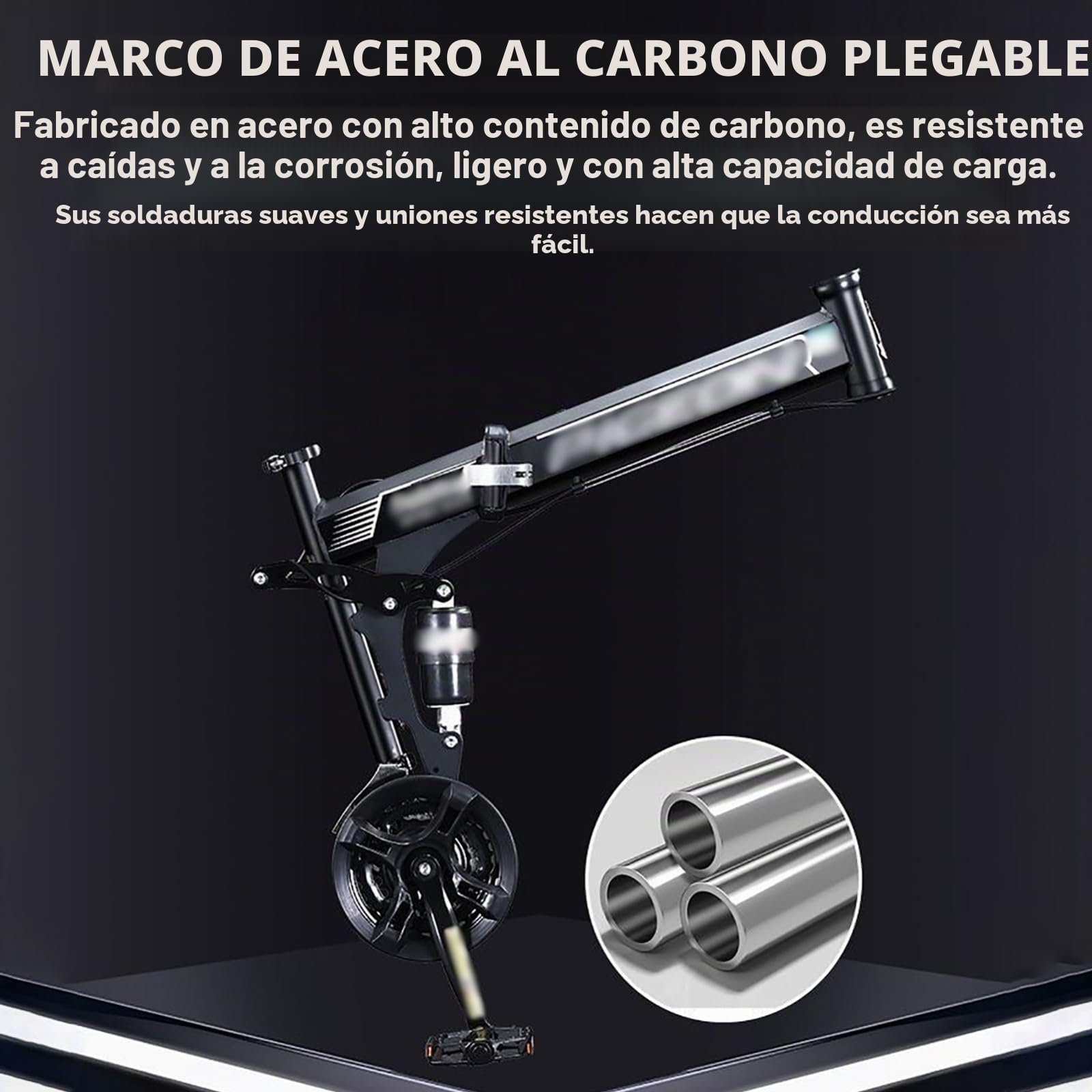 Bicicleta De Montaña Plegable De 24/26 Pulgadas con Suspensión Doble De 21 Velocidades Y Ruedas Integradas, Cuadro De Acero De Alto Carbono, para Adultos, Hombres Y Mujeres