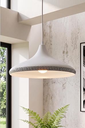Marrien Nova Luxury Metal Sark t Avize, Bohem Tavan Lambas  ve Salon Oturma Odas  Ayd nlatmas  - Beyaz - 35 cm   Modern Dekoratif Avize, Tavan Ayd nlatmas  [Enerji S n f  A]