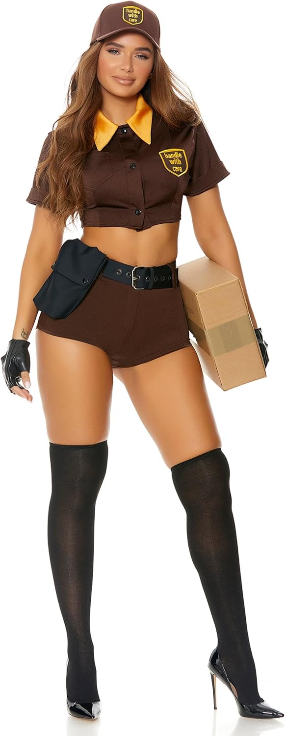 Forplay womens Precious Cargo Postal Delivery Costume - Image 3