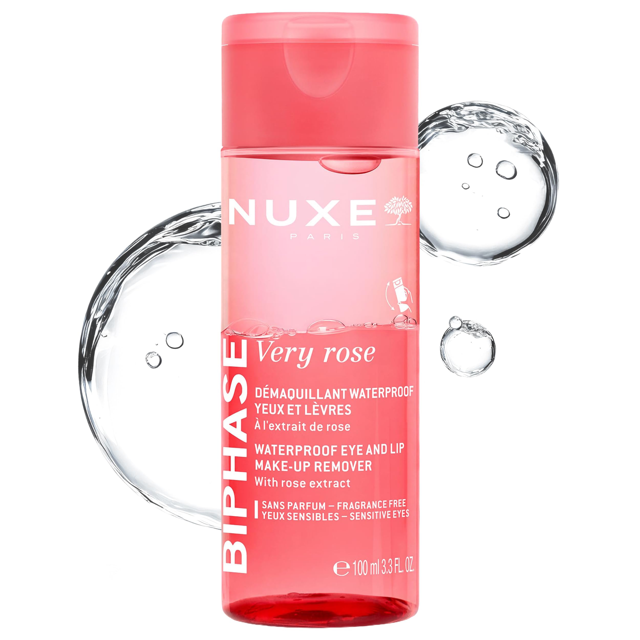 Nuxe Very Rose Waterproof Eye & Lip Make-Up Remover 100ml