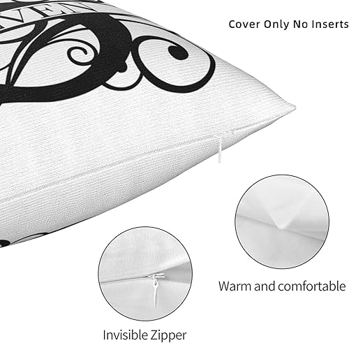 Miniatura 5 de Fundas de almohada personalizadas con letra inicial, fundas de almohada personalizadas con monograma, fundas de almohada personalizadas para