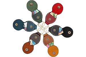 Personalized Leather Guitar Pick Holder and Keychain Organizer: The Essential Guitarist's Companion
