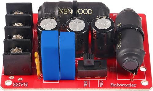 Miniatura 4 de 2 unids 200W Pure Bass Subwoofer Crossover Segundo Orden Crossover Distribuidor de Frecuencia Divisor Divisor de 2 vías Altavoz Audio Crossover