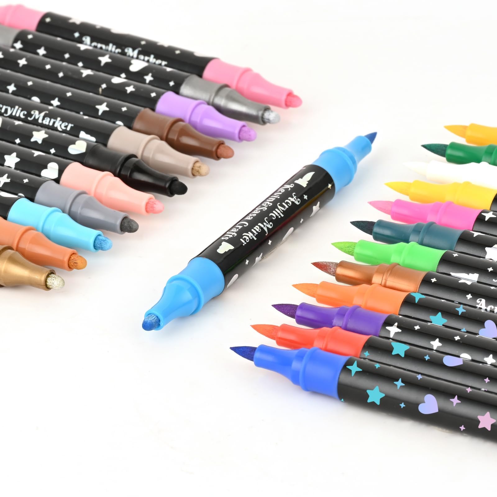 Acrylic Paint Marker Pens - 24 Colors Set -5 Acrylic Paint Marker Pens - 24 Colors Set -5