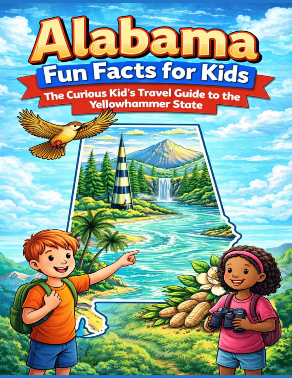 Alabama Fun Facts for Kids: The Curious Kid’s Travel Guide to the Yellowhammer State (The 50 States Fun Facts for Kids Series)
