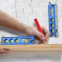 Vista 6 de WORKPRO Nivel de torpedo, magnético, Verti. Site de 4 viales para doblado de conductos, construcción de aleación de aluminio, 6-1/2 pulgadas