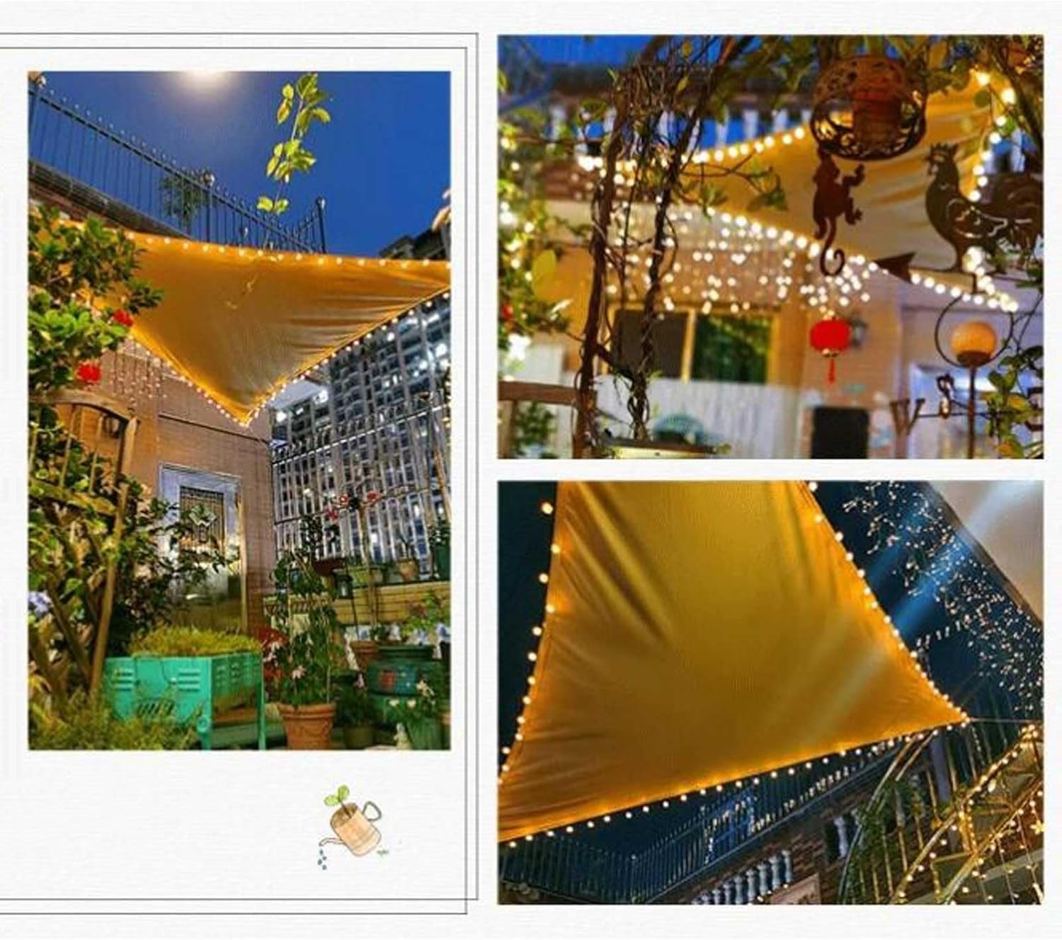 90% Sunblock Beige Shade Cloth, Sun Screen Mesh Plants Greenhouse Cover Fabric 2x2.0m 2x3.0m 2x4.0m 4x6.0m 4x8.0m Greenhouse Shade Netting with Grommets for Flowers Plants Patio Lawn Outdoor(2x3.0m/6.