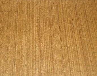 Teak Composite Wood Veneer 24" x 96" on Paper Backer 2 X 8 x 1/40" Thick # 720