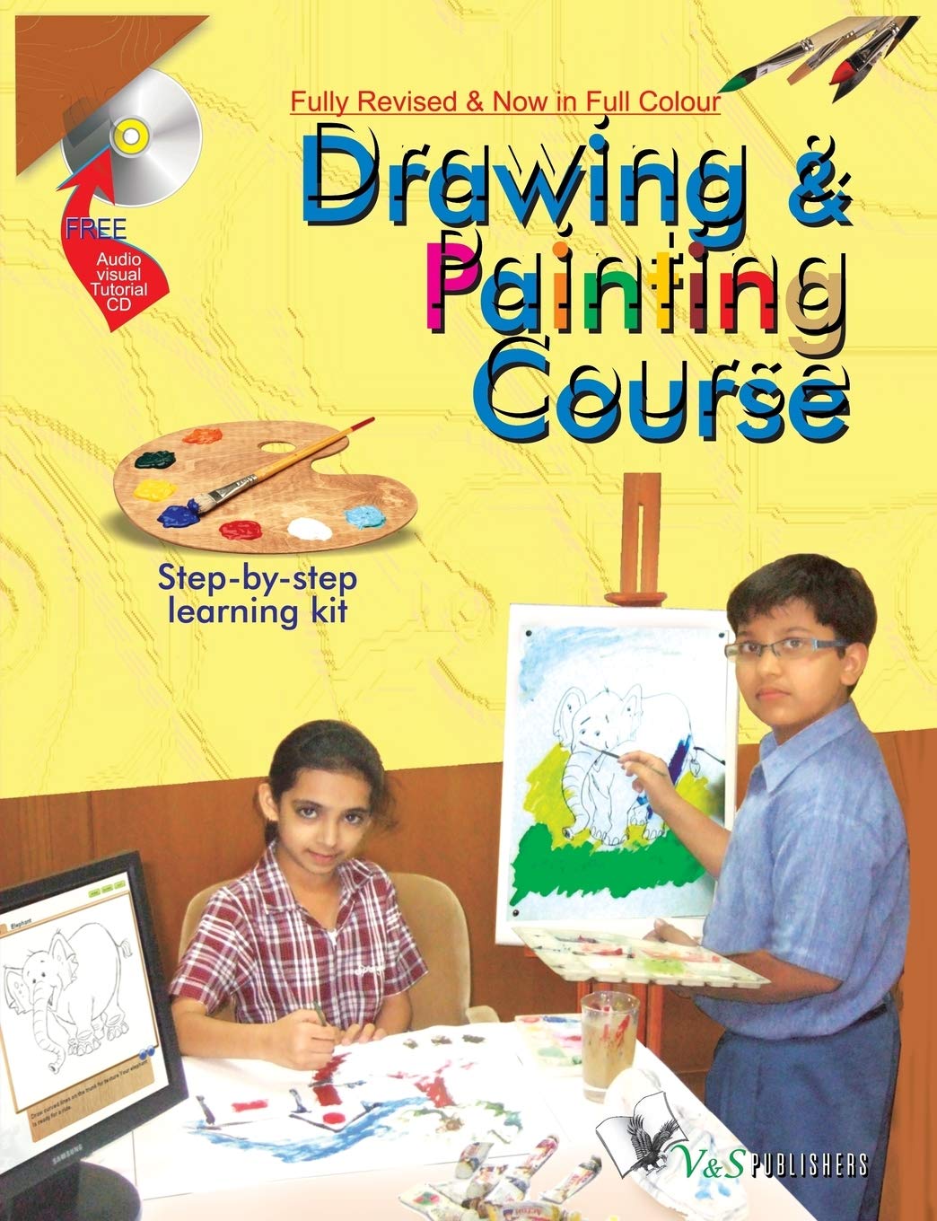 DRAWING & PAINTING COURSE (With CD): Learn How to Draw Lines, Sketches, Figures