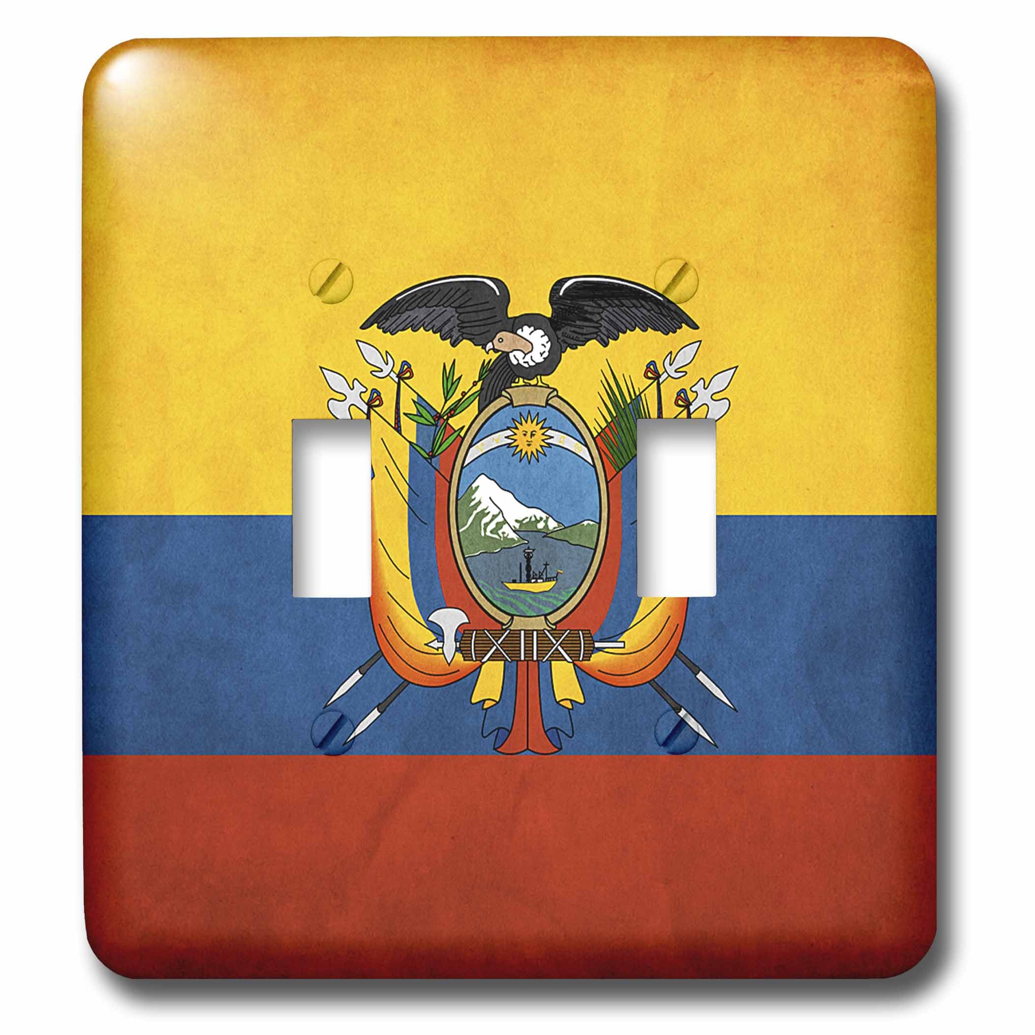 Ecuador Flag interrupteur à baïonnette 3dRose pour plaque electrique