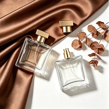 50ml/1.7oz Clear Glass Perfume Sprayer Bottle, Portable Perfume Fine Mist Sprayer, Empty Refillable Travel Perfume Bottle