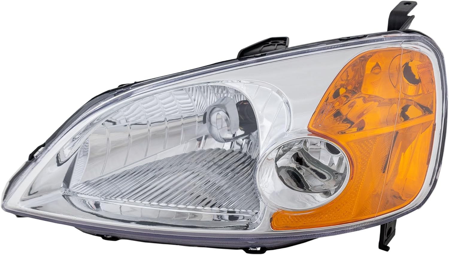 Compatible with 01-03 Civic Sedan 4-Door Headlight Headlamp Head Light Lamp without Bulb Left Driver Side