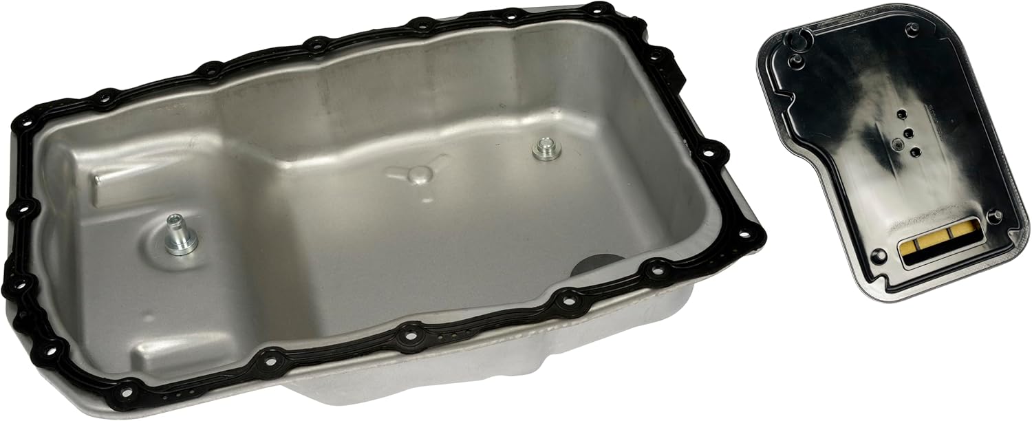 Dorman 265-580 Transmission Oil Pan with Drain Plug Compatible with Select Cadillac/Chevrolet/GMC Models (OE FIX)