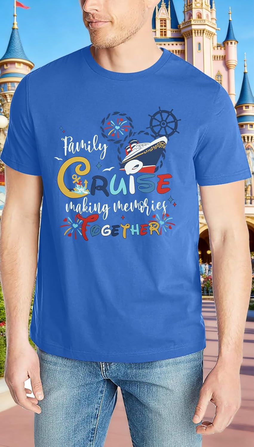 2026 Family Cruise Shirts It's A Family Trip Shirt Making Memories Together Cruise Ship Short Sleeve Tops - Image 6