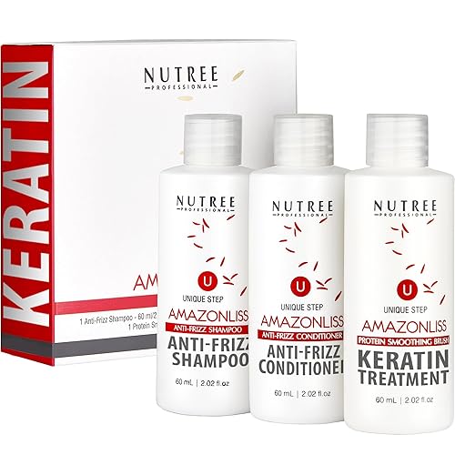 Tratamiento capilar con queratina brasileña One Step Amazonliss Protein Tratamiento capilar sin formaldehído Fortalecimiento del cabello Alisado