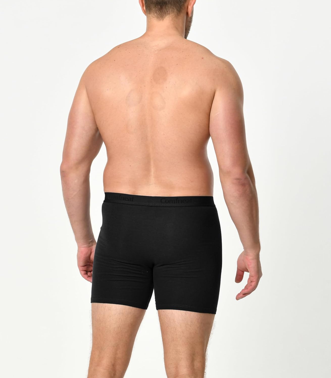 Comfneat Men's Boxer Briefs Comfy Underwear Stretchy Cotton Spandex Multipacks - Image 5