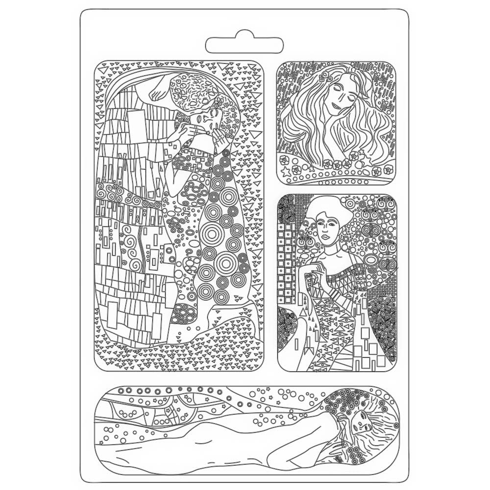 Stamperia International Soft Mould-Klimt-Masterpieces, Various, A4, K3PTA4515