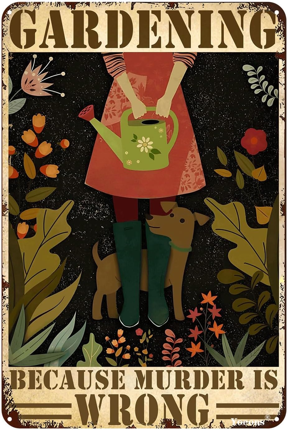 Gardening because murder is wrong
