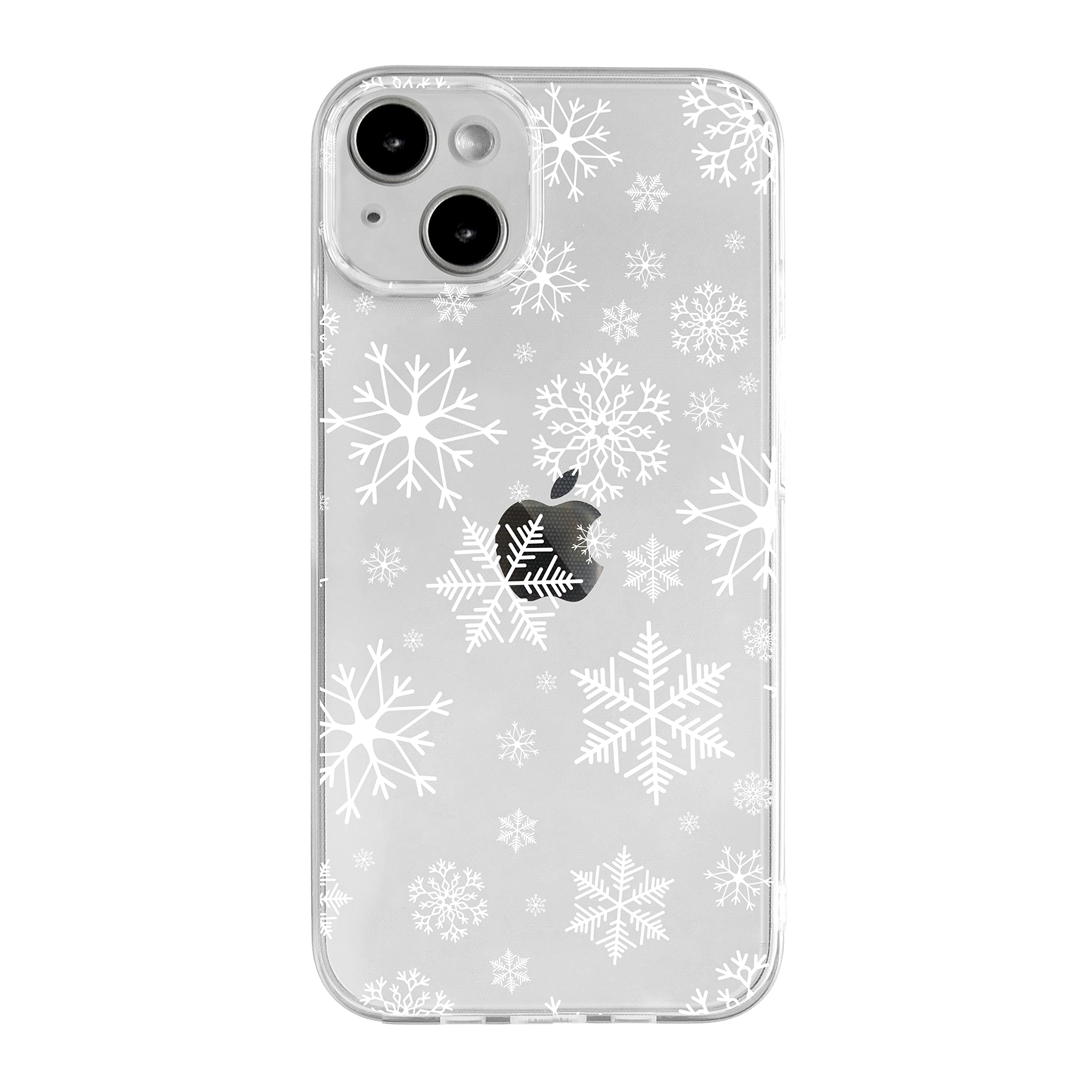 Amazon.com: Blingy's for iPhone 14 Case, Cute Christmas Pattern with Winter  Snowflakes Design Transparent Soft TPU Protective Clear Case 6.1 inch (Big  Snowflakes) : Cell Phones & Accessories