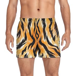 JSTEL Classic Cotton Boxers for Men Soft Loose Fit Elastic Waistband Underwear S to XXL
