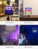 Divoom Pixoo-max متعدد الأغراض إطار الصورة الرقمية بلوتوث، 32 X 32 برمجة بكسل الفن بقيادة العرض، اكسسوارات الألعاب، ضوء النيون لتزيين الغرفة، لافتات النافذة (أسود)